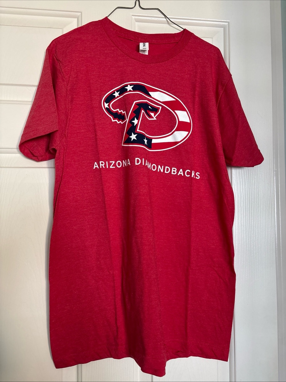 Arizona Diamondbacks Baseball Men’s Red Short-Sleeve Logo Tee Size M/ New